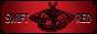 A red button with black visuals reading Swift Red, with a moth in the center