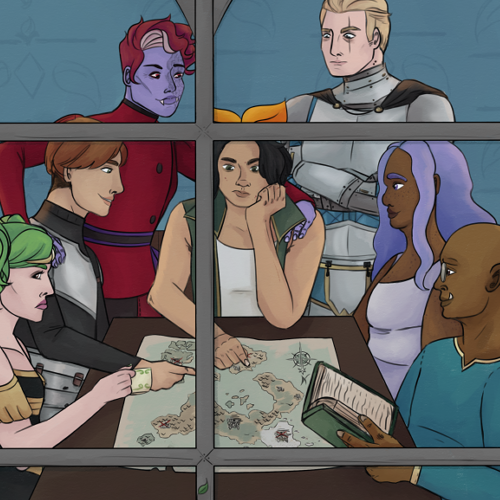 Group art of the Aveyond 3 party